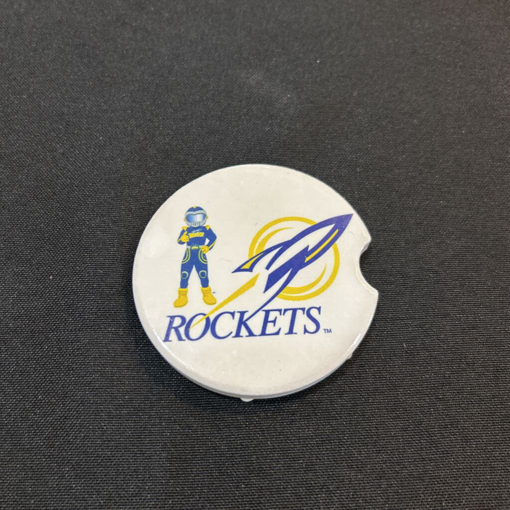 Car Coaster Toledo Rockets Rocket Guy