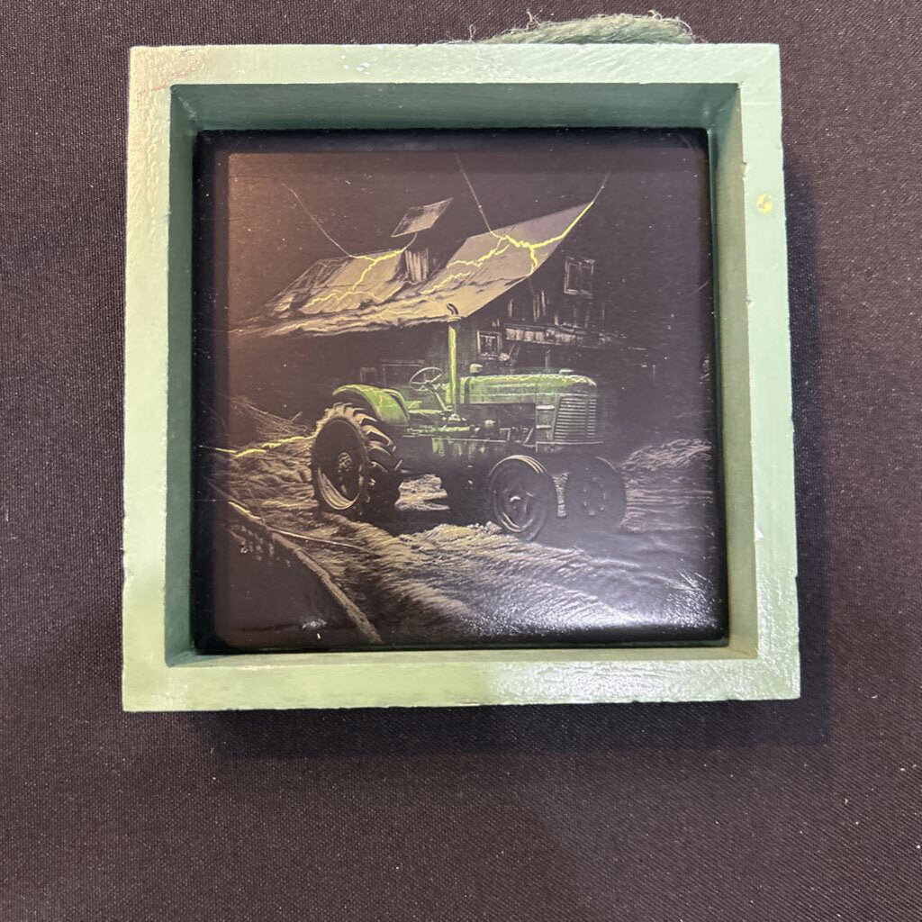 Tractor Painted Tile
