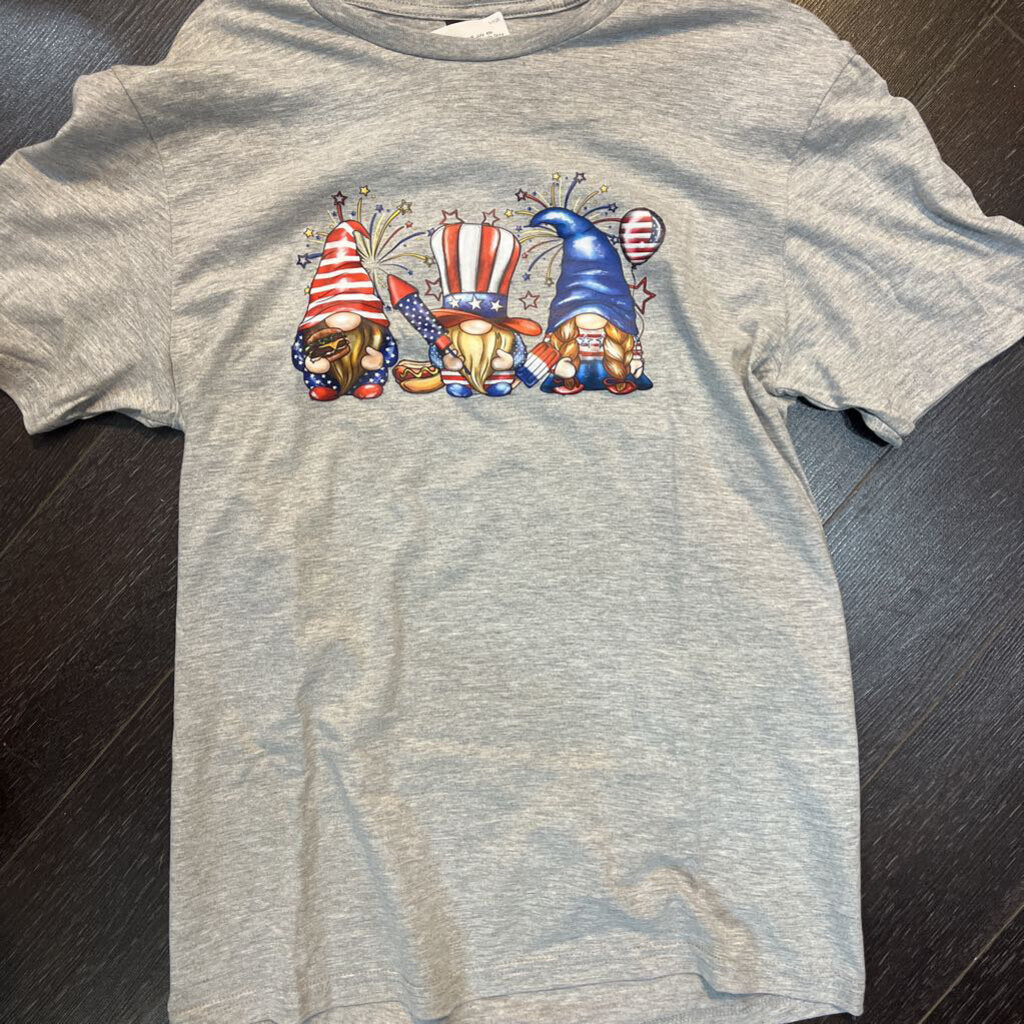 July 4th Gnomes Adult TS/SS