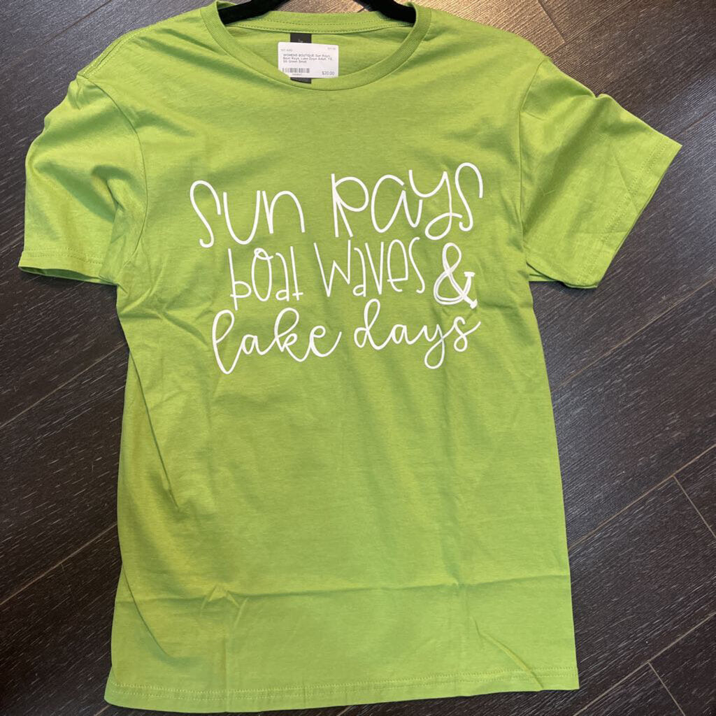 Sun Rays, Boat Rays, Lake Days Adult, TS, SS