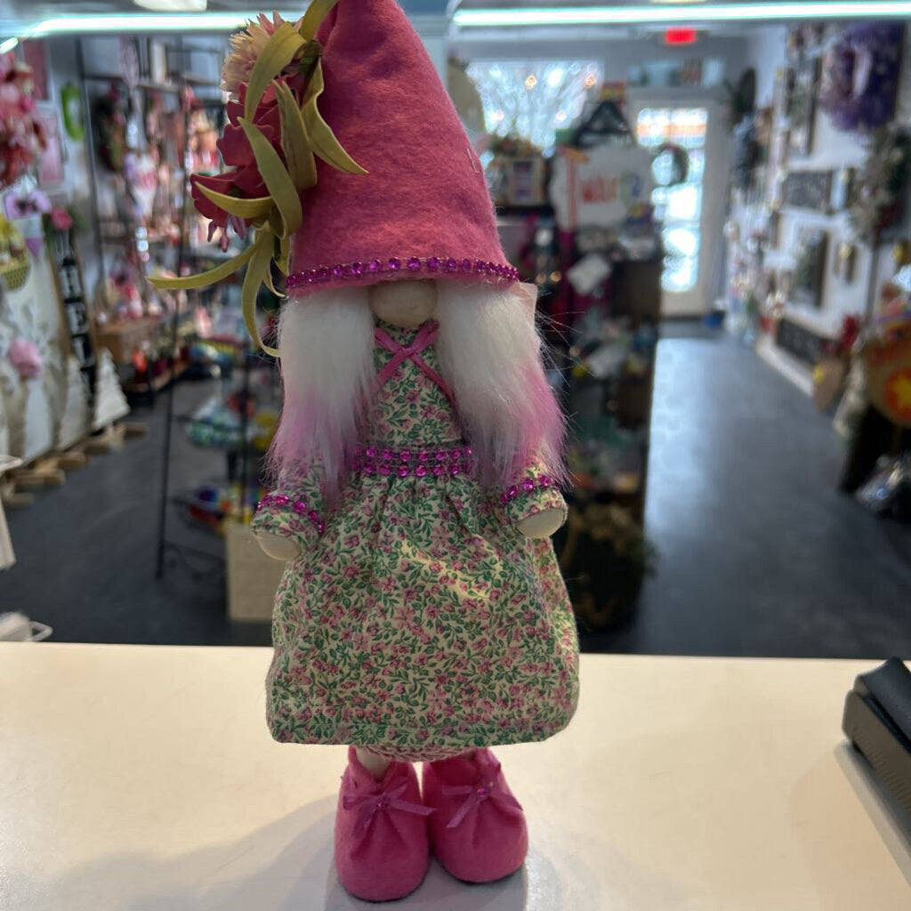 Pink Girl Gnome-Tall-Dres