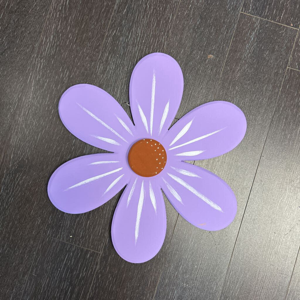 Wood Flower 18" purple