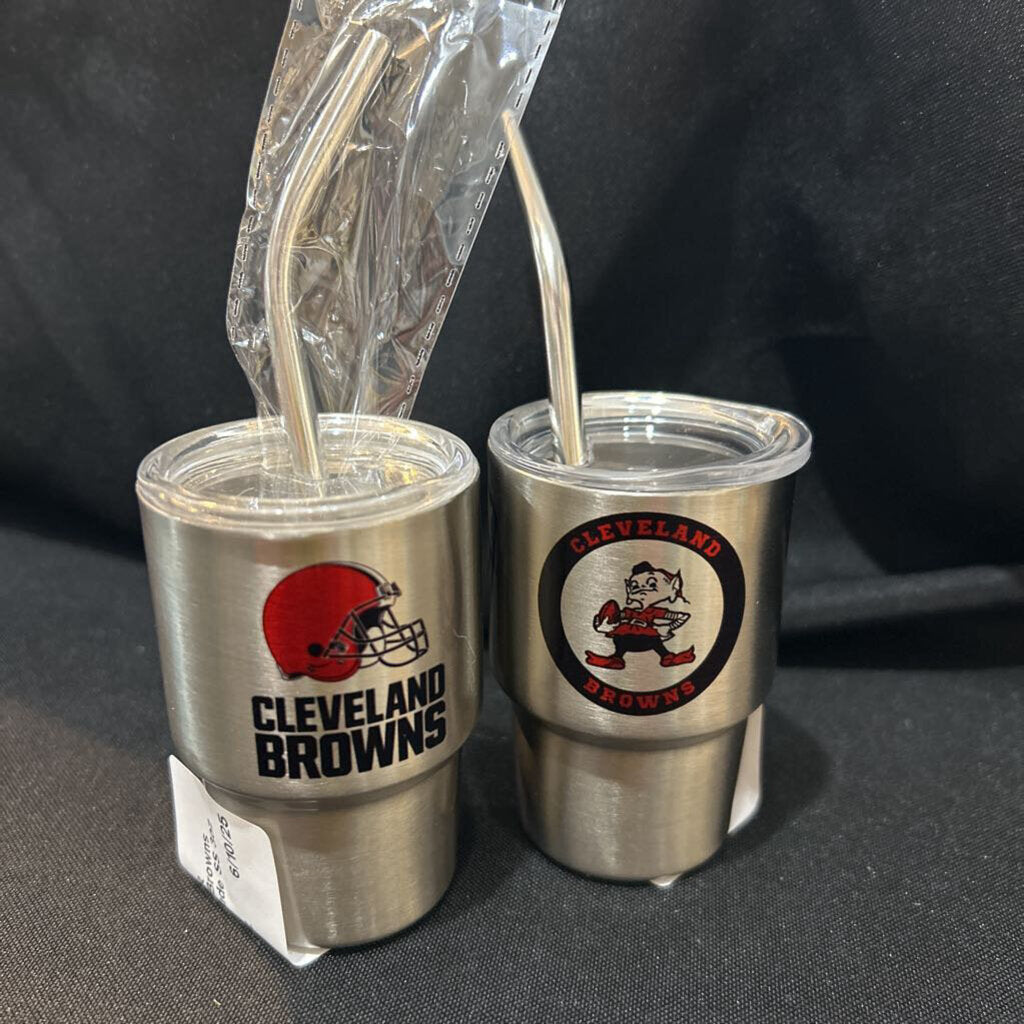 Tumbler Browns Weird Dude SS 3oz