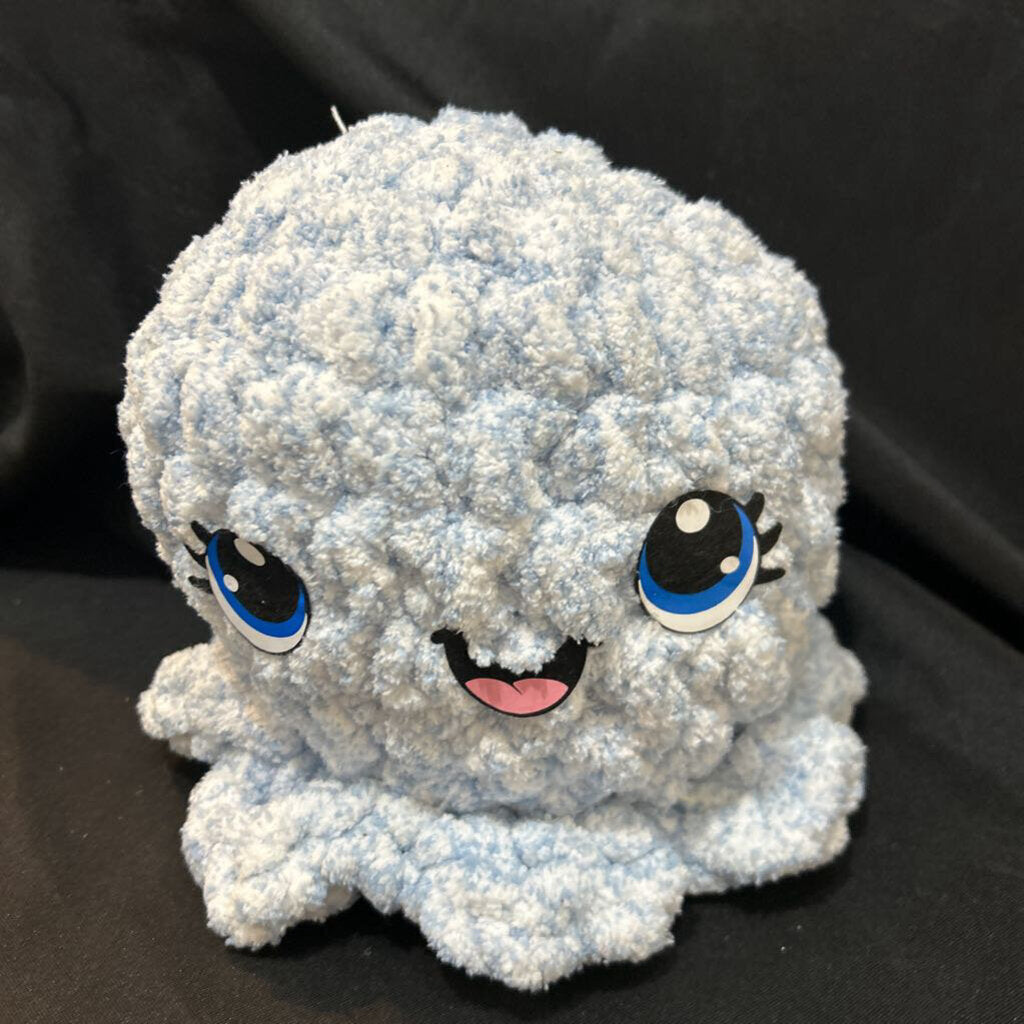 Crochet Blue Octopus XL