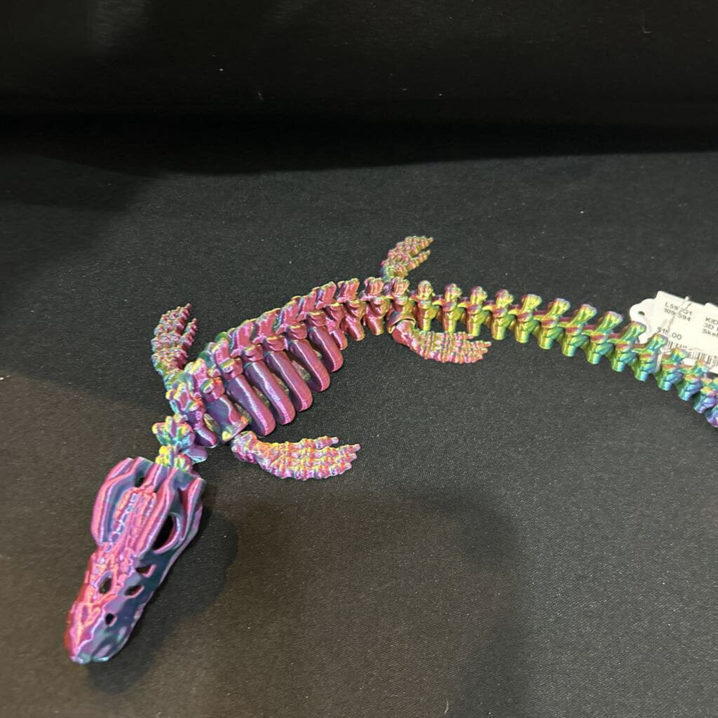 3D Mosaasaurus Skeleton
