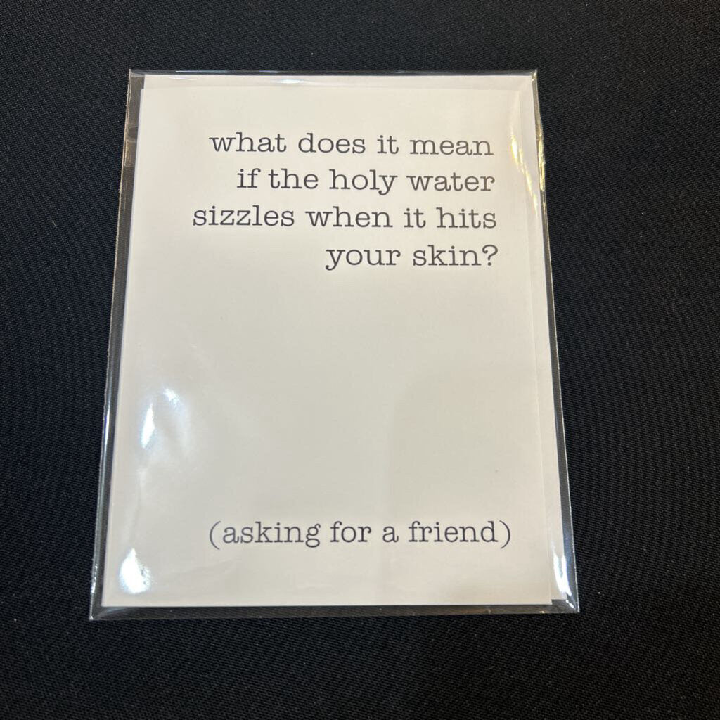 Holy Water Card