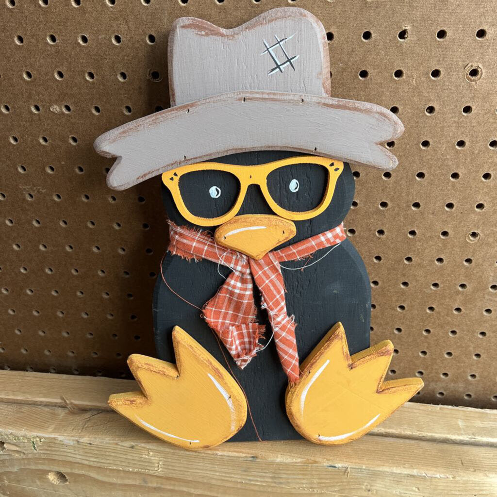 Crow with Glasses
