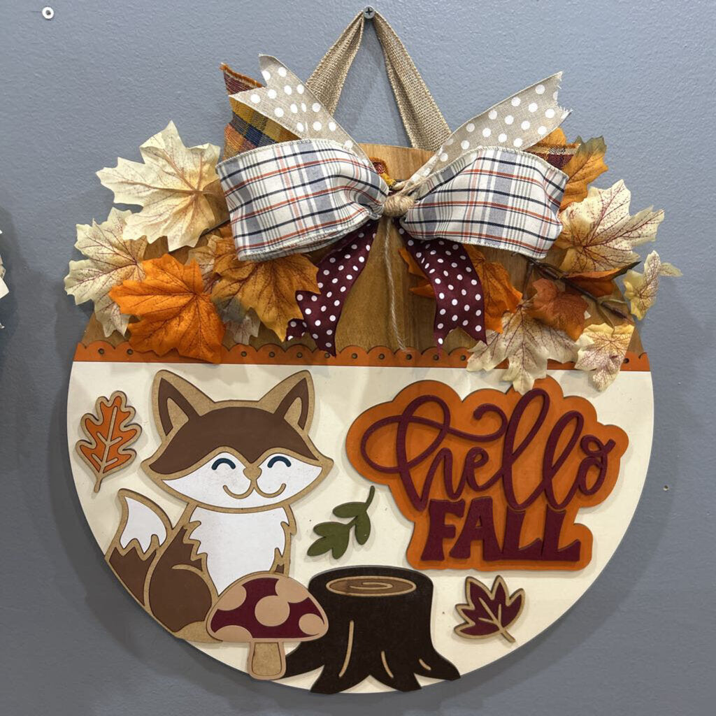 Hello Fall Fox Rnd