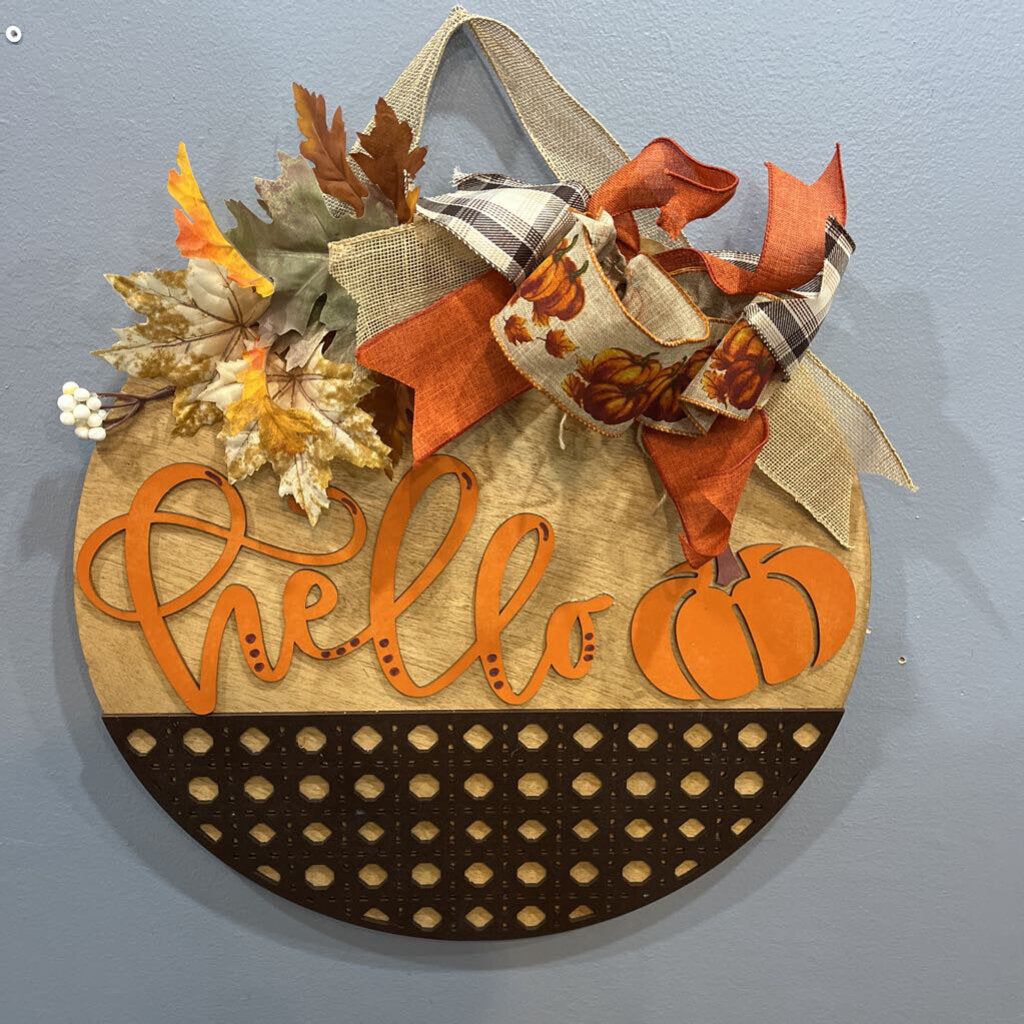 Basket Bottom Hello Pumpkin Rnd