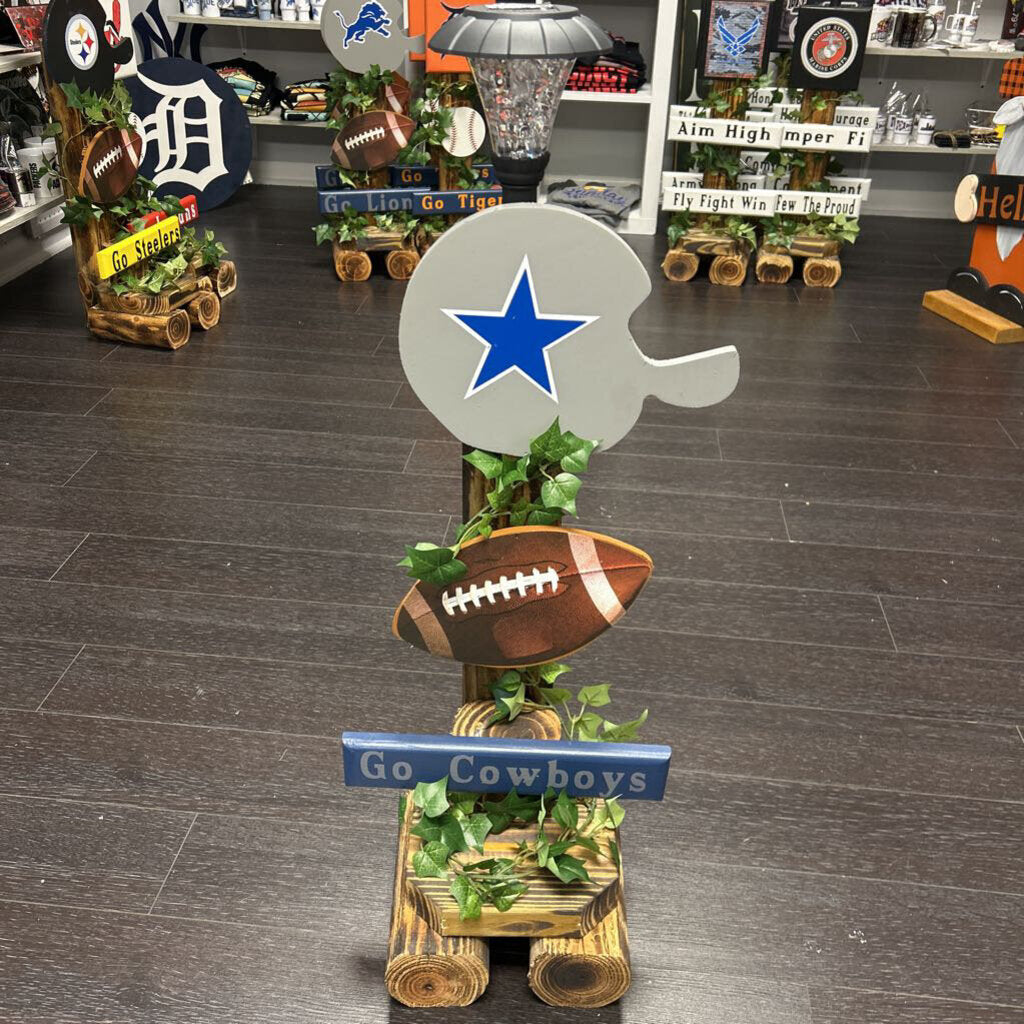Dallas Cowboys Star Football Solar Light