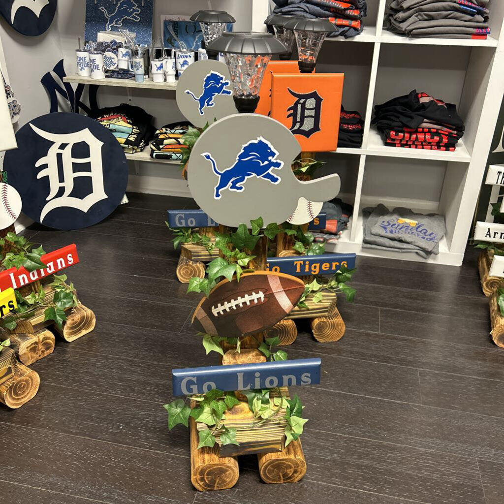 Detroit Lions Football Solar Light