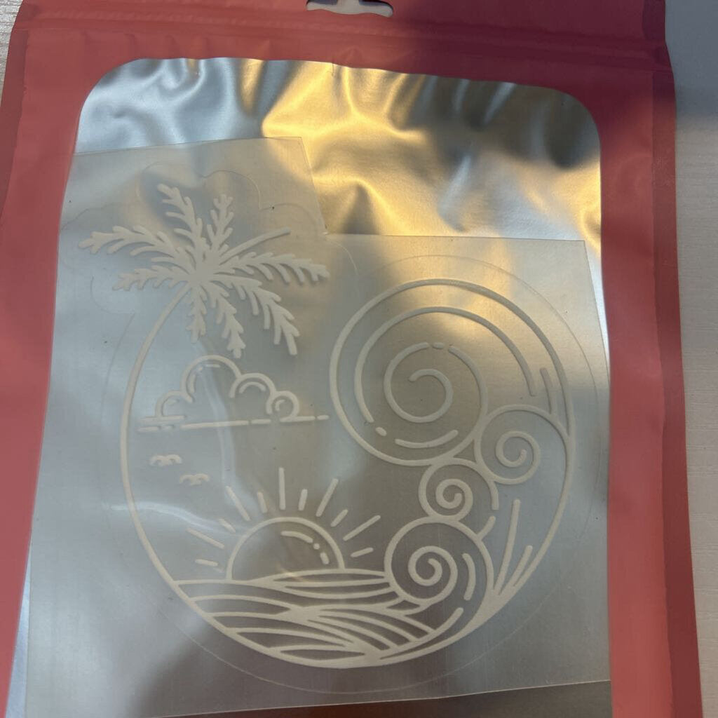 Decal Circle Beach