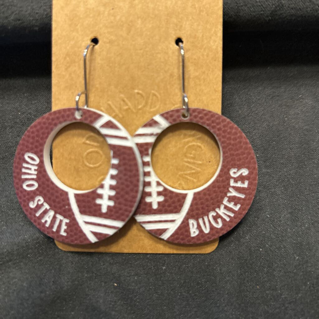 Ohio State Football Earrings