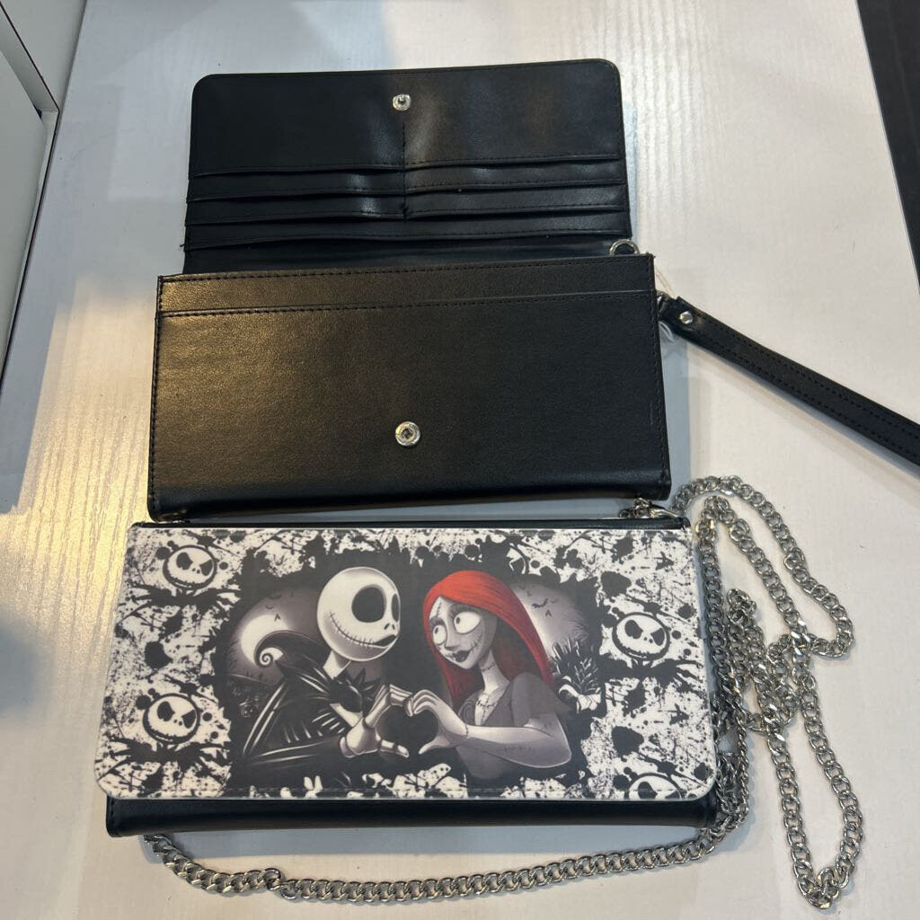 Wristlet Jack & Sally Heart Hand JS Graffiti