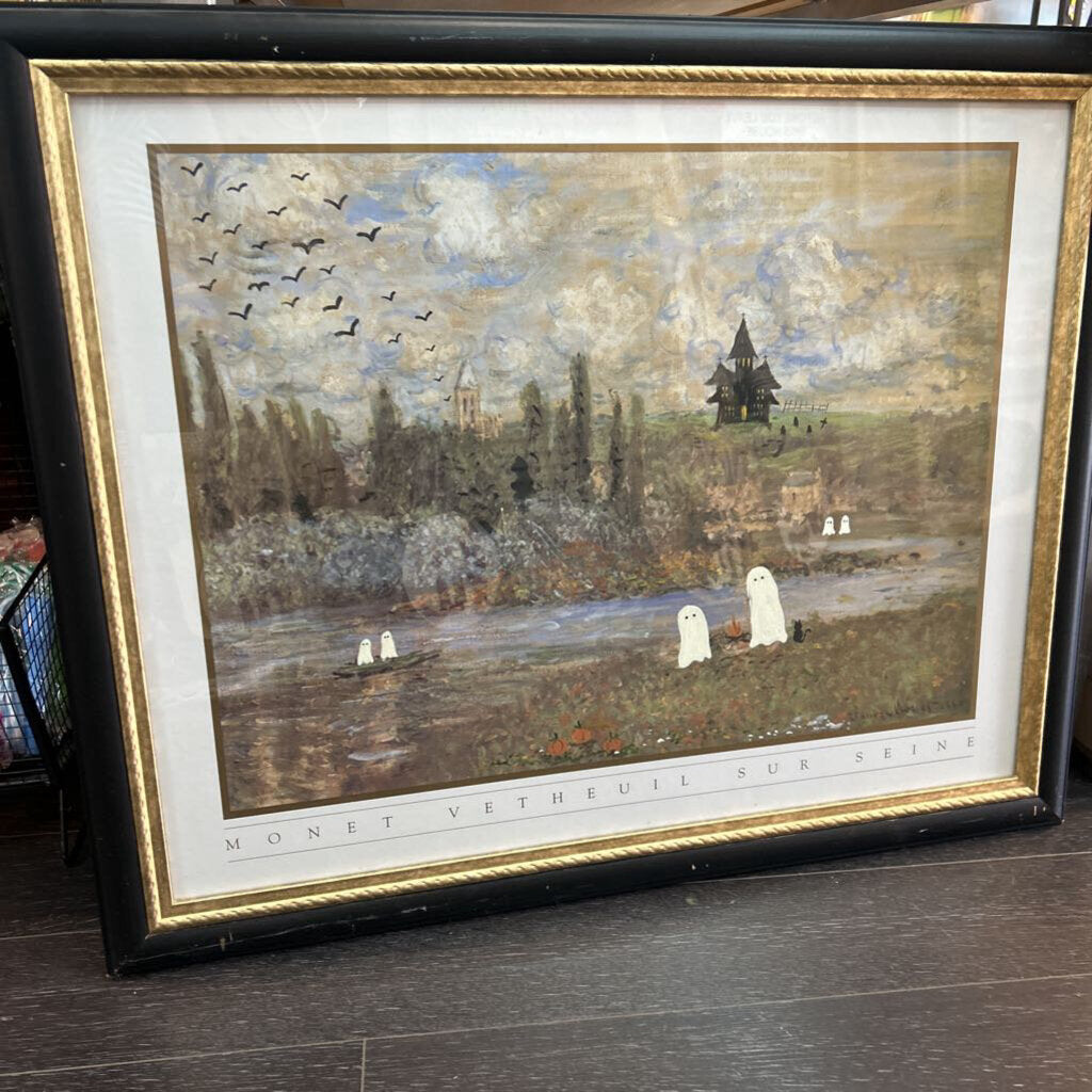 Large Painting with Ghost