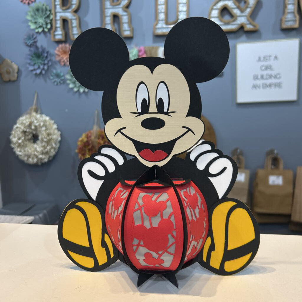 Paper Designed Mickey Lantern