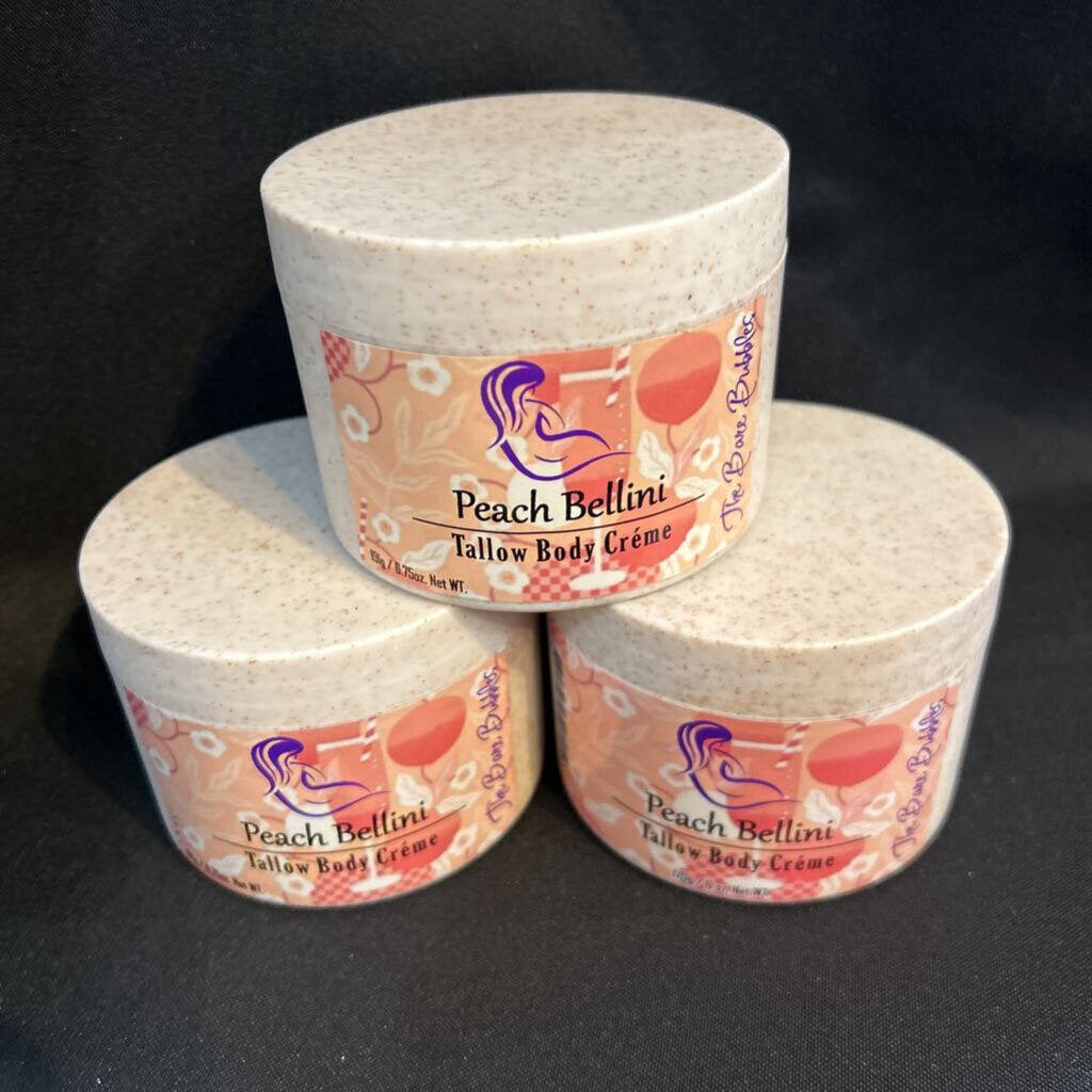 Peach Bellini-Tallow Body Cream