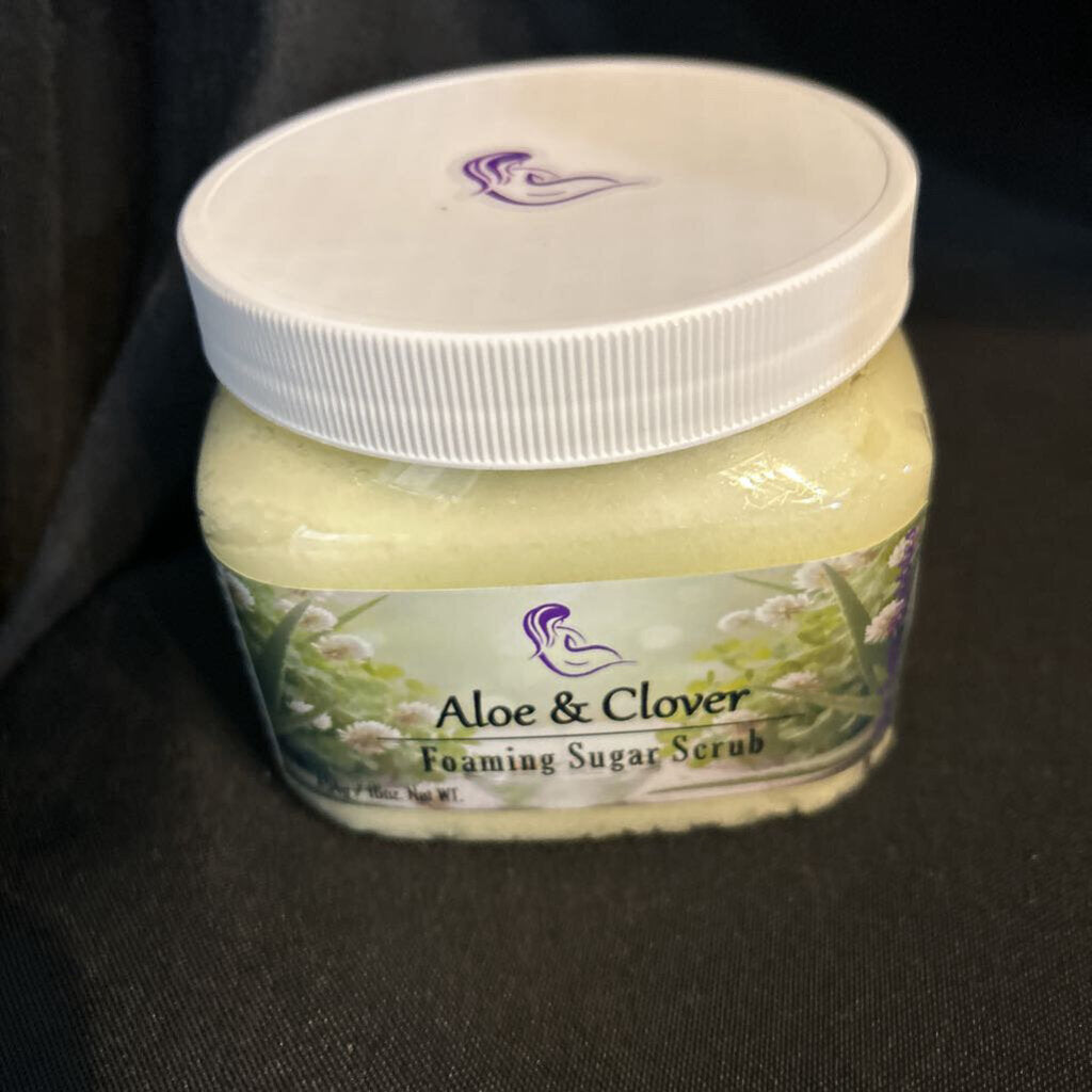 Aloe & Clover-Foaming Sugar Scrub