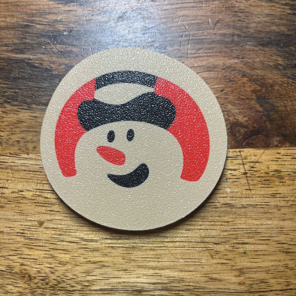Christmas Cookie Magnet-Snowman