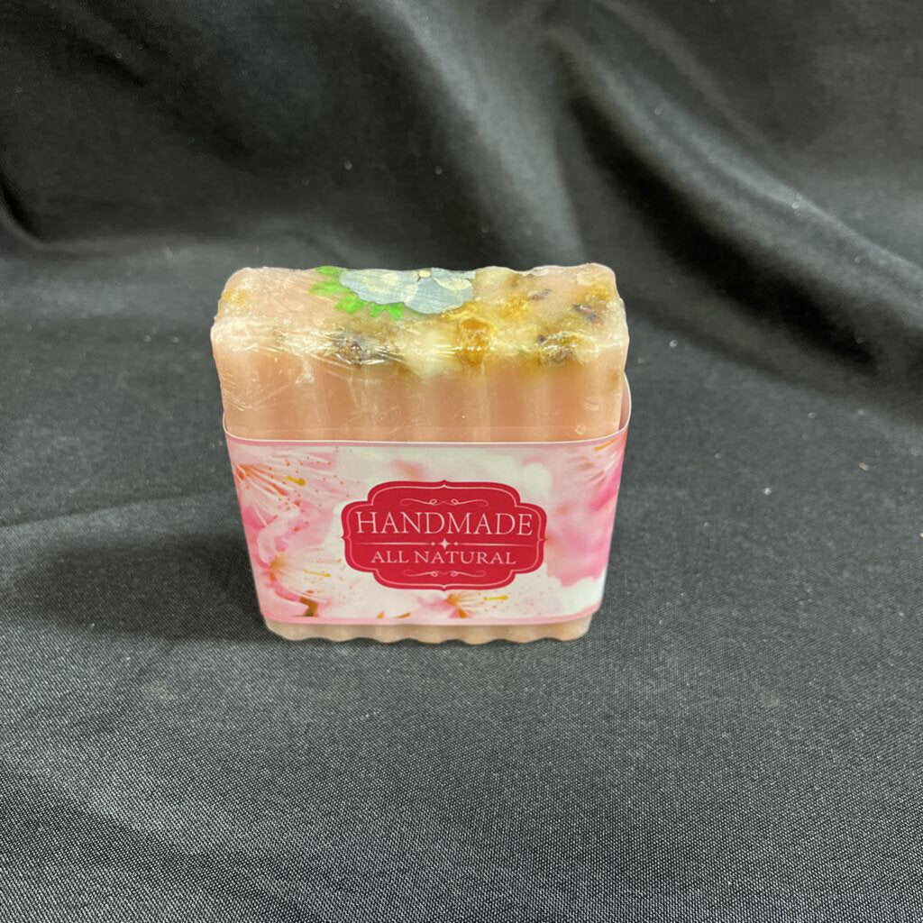 Japanese Magnolia w/Flowers & Buds Goat Milk Soap Bar
