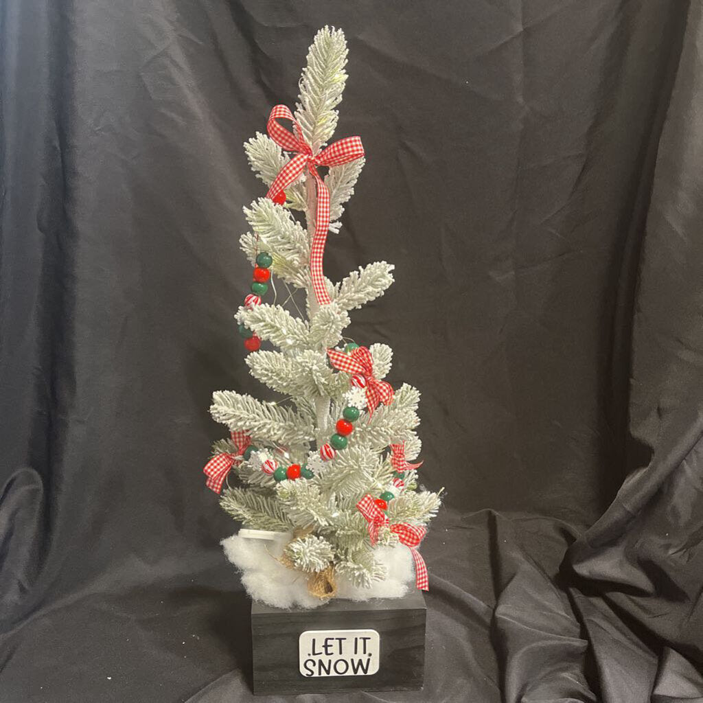 Light UP Let it Snow Tree