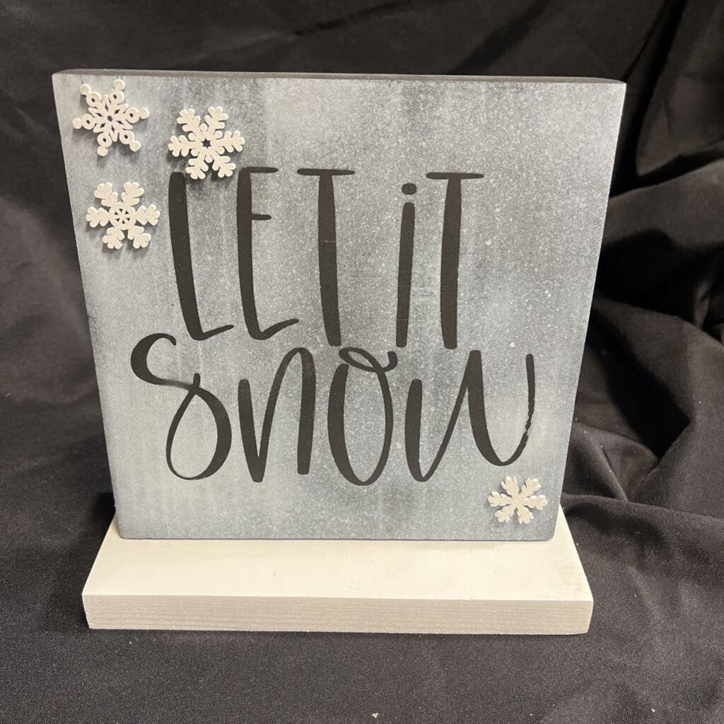 Let it Snow Sign