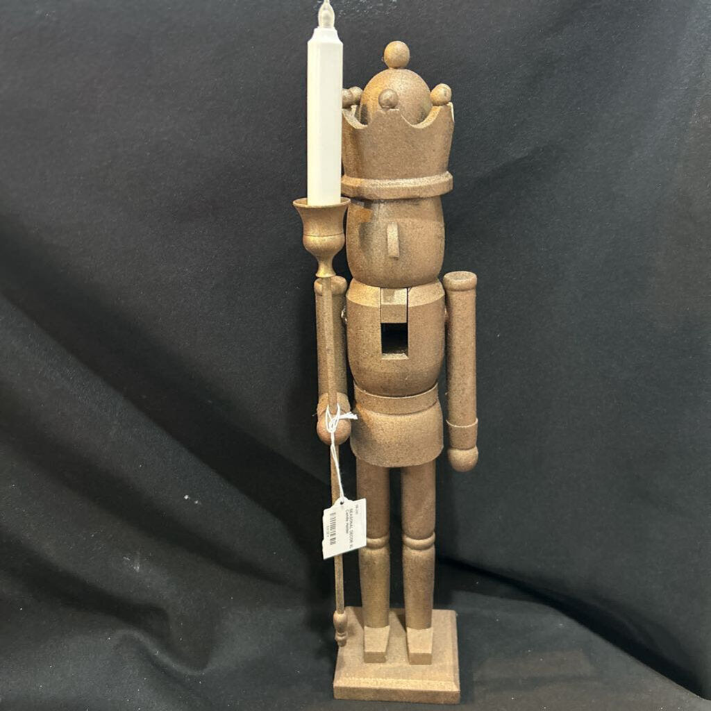 XL Nutcracker Candle Holder