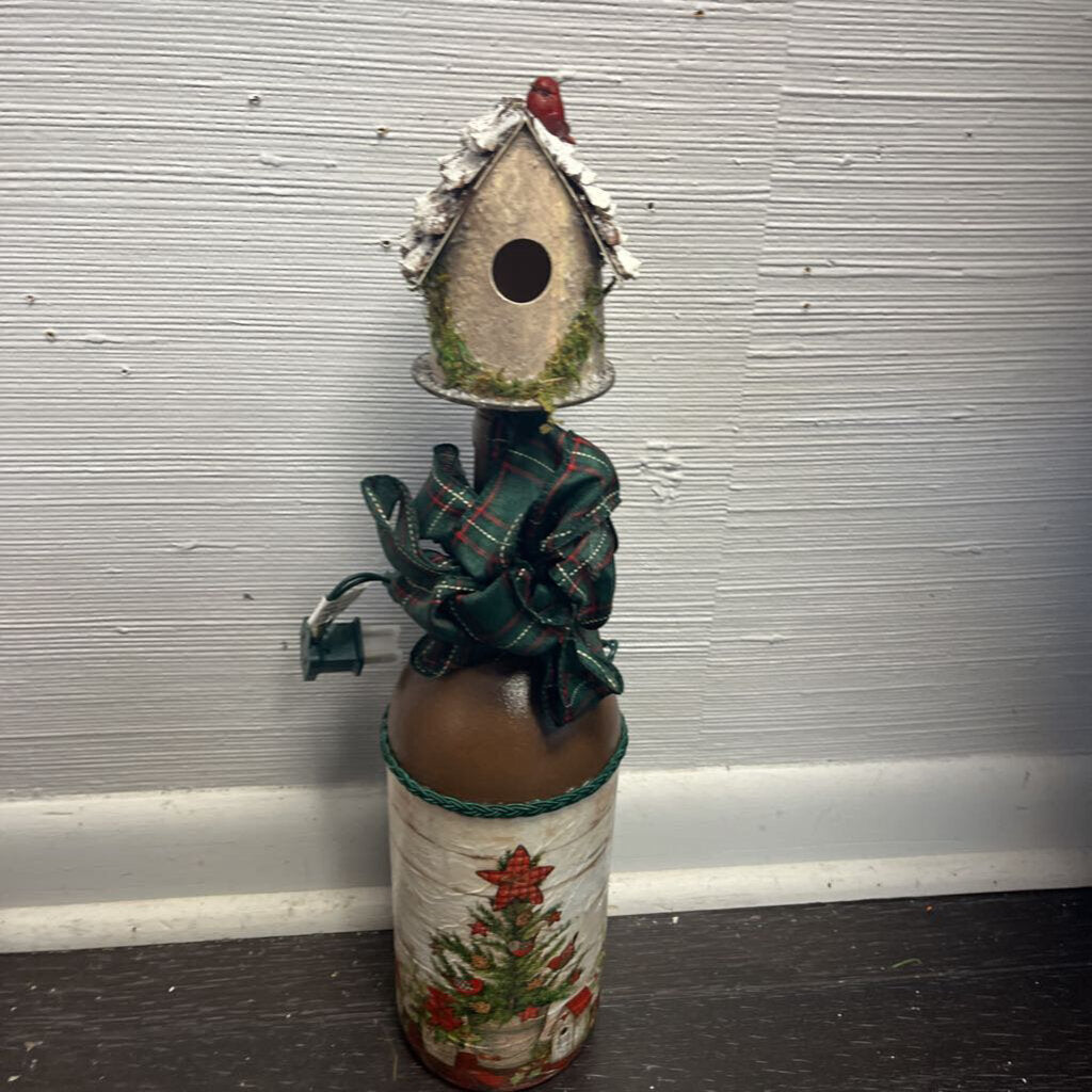 Christamas Tree Napkin w/ birch House