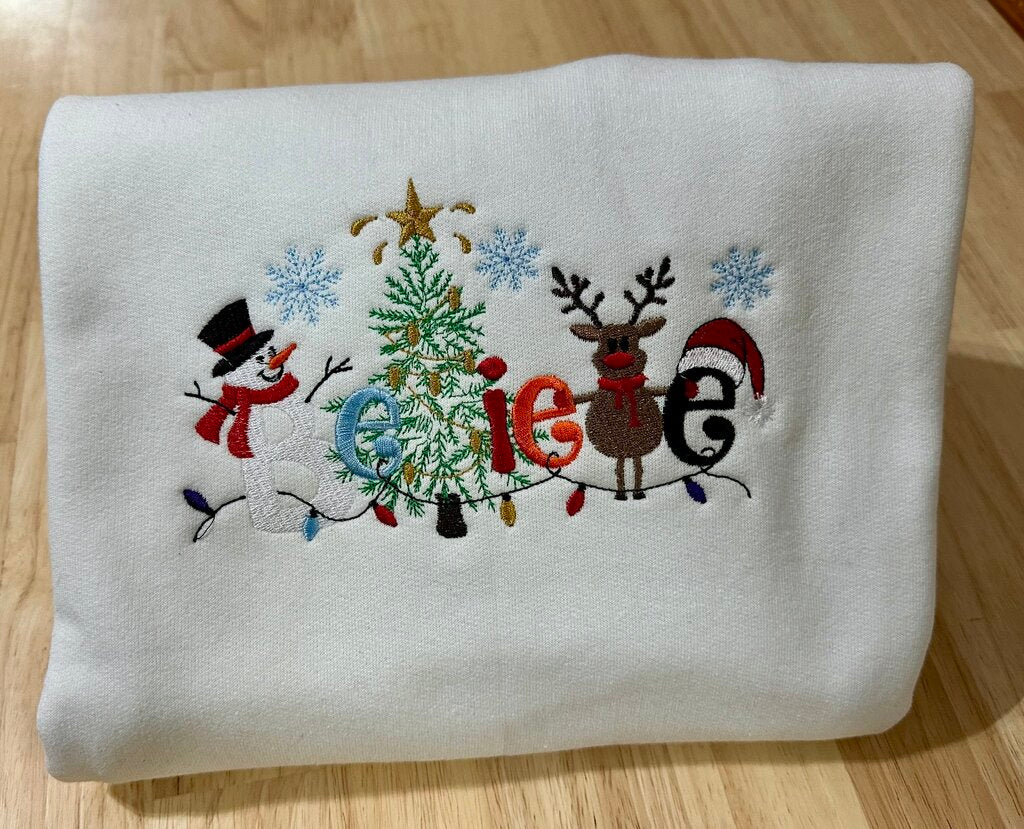 Believe Snowman-White-2XL