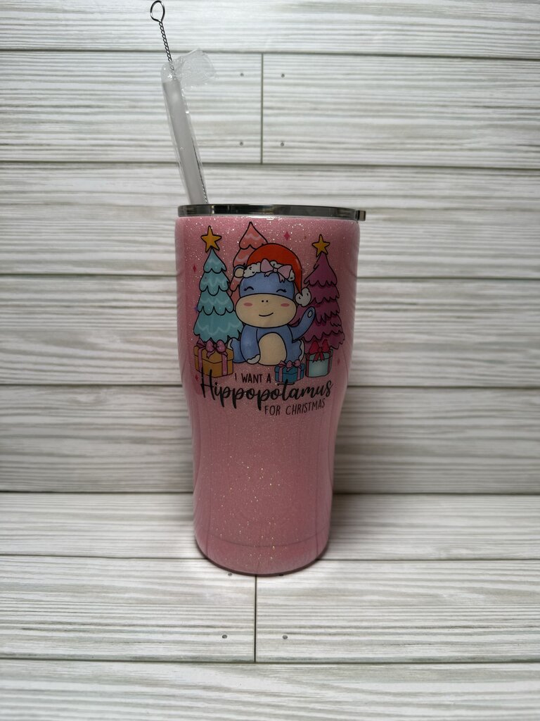I want a Hippo for Christmas Tumbler