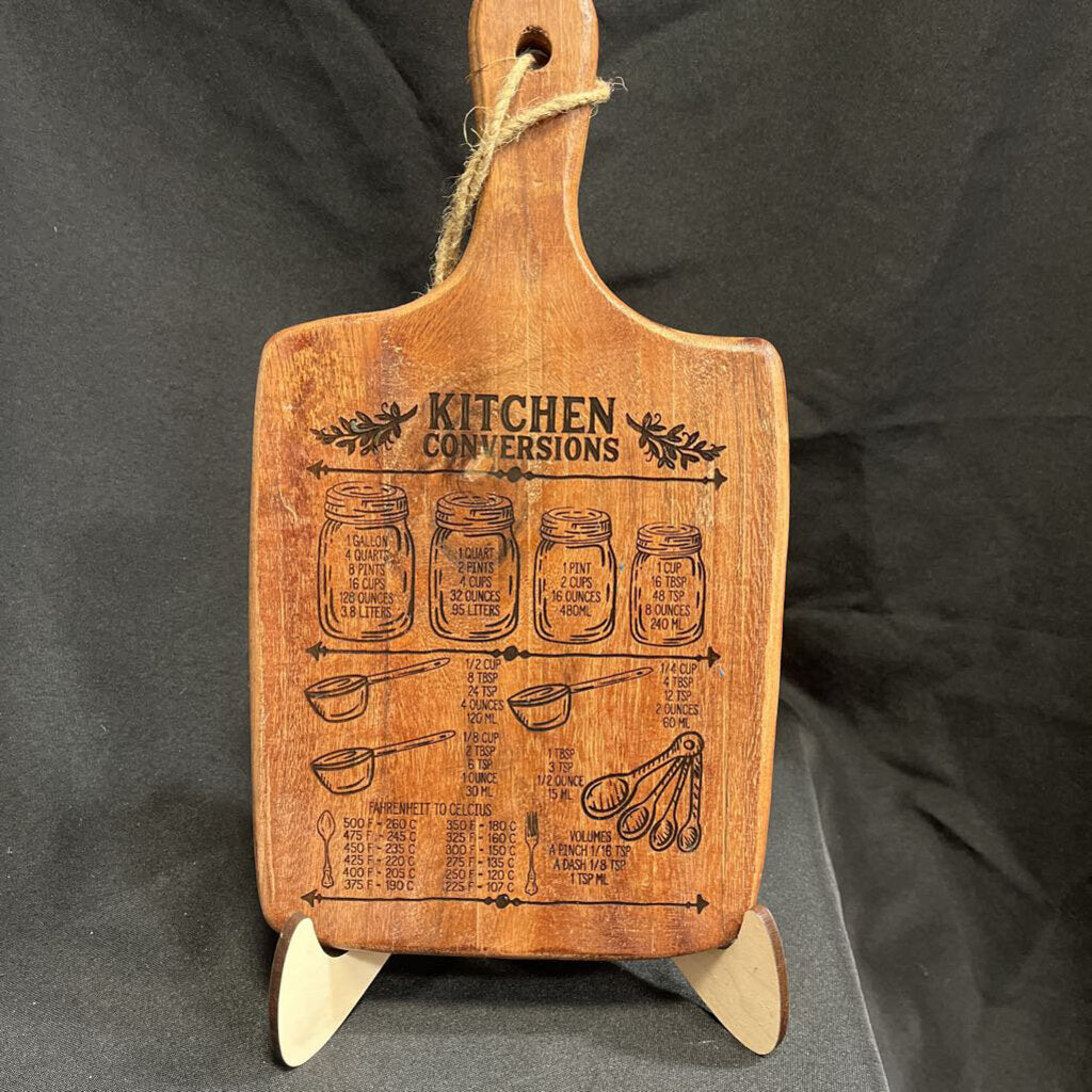 Kitchen Conversion cutting board