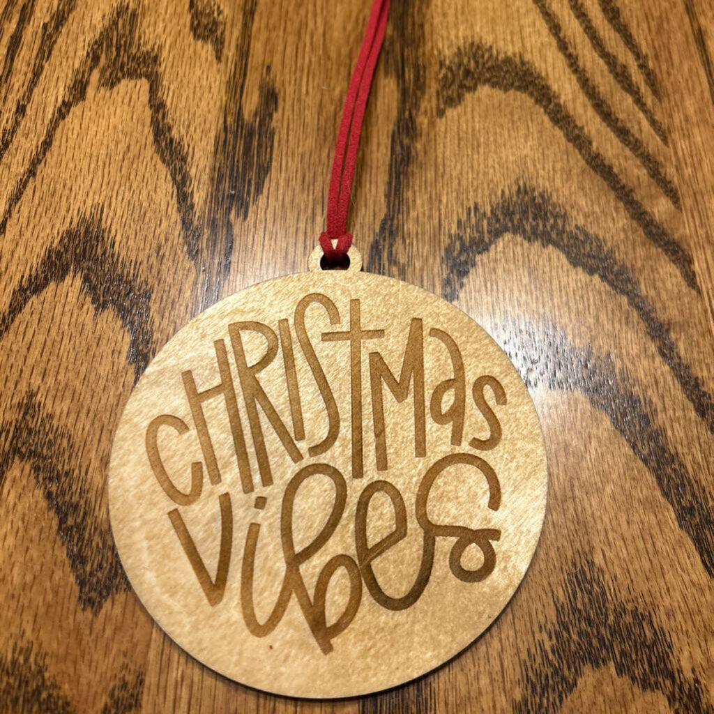 Christmas Vibes Ornament