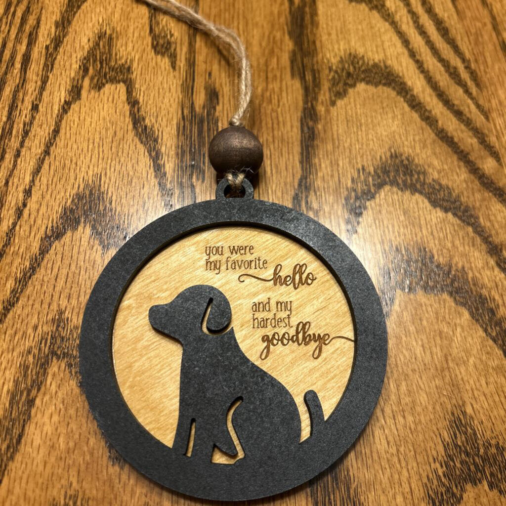 Favorite Hello Ornament