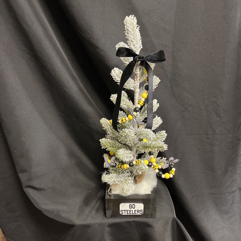 GO STEELERS 2" Lighted Tree
