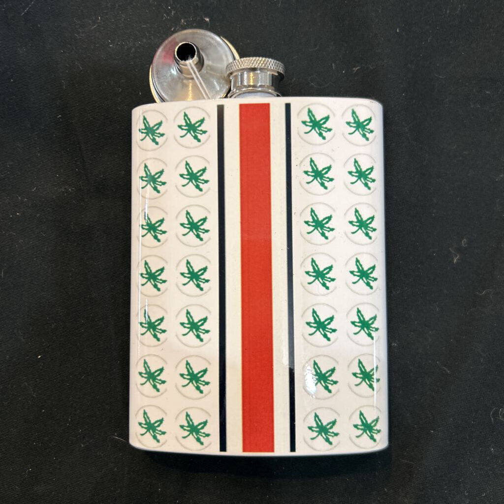 OSU Helmet 8oz Flask