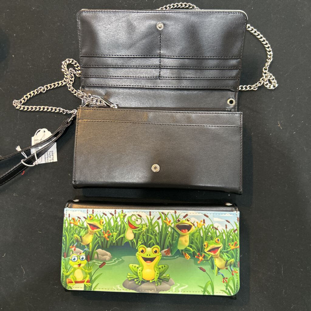 Frogs in a Pond Wristlet/Purse