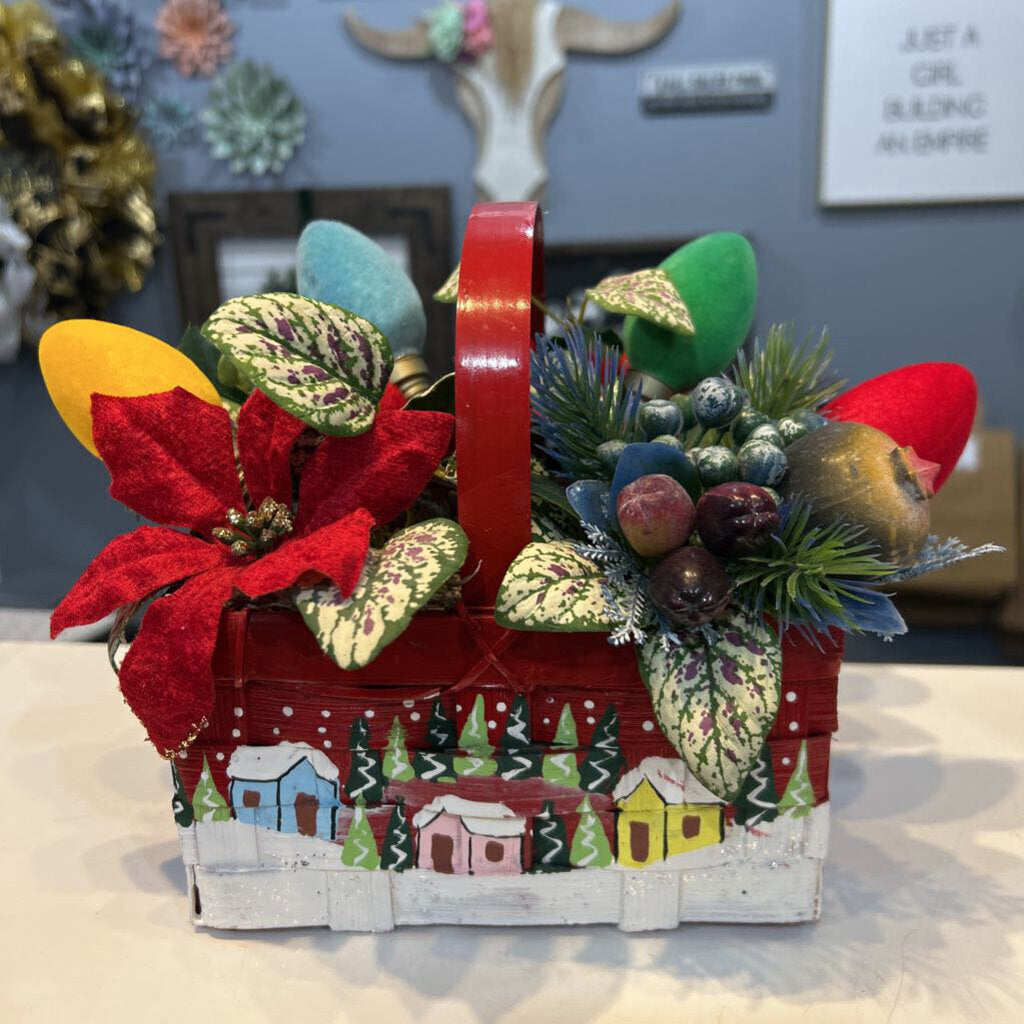 Village Basket Decor