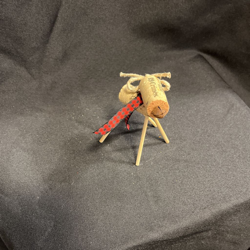 Wine Cork Reindeer