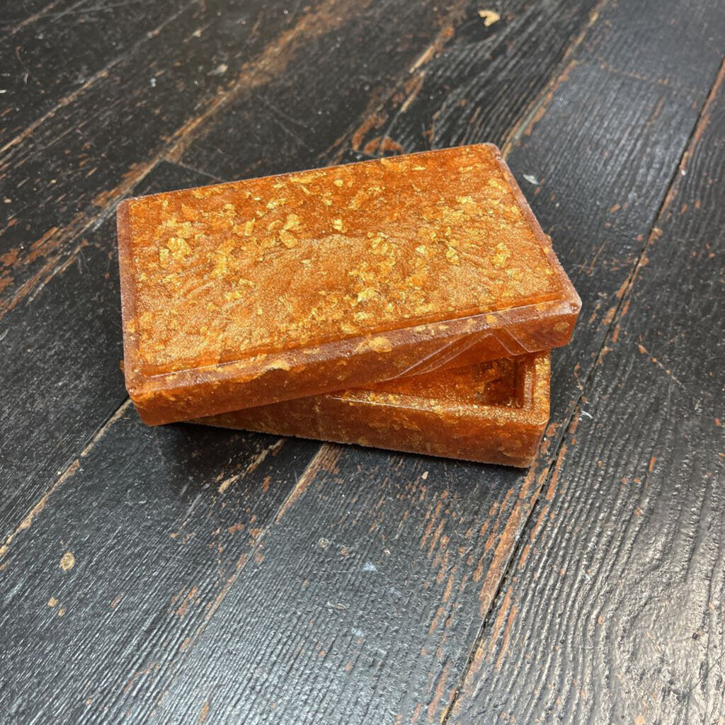 Trinket Box-Copper w/Gold Flakes