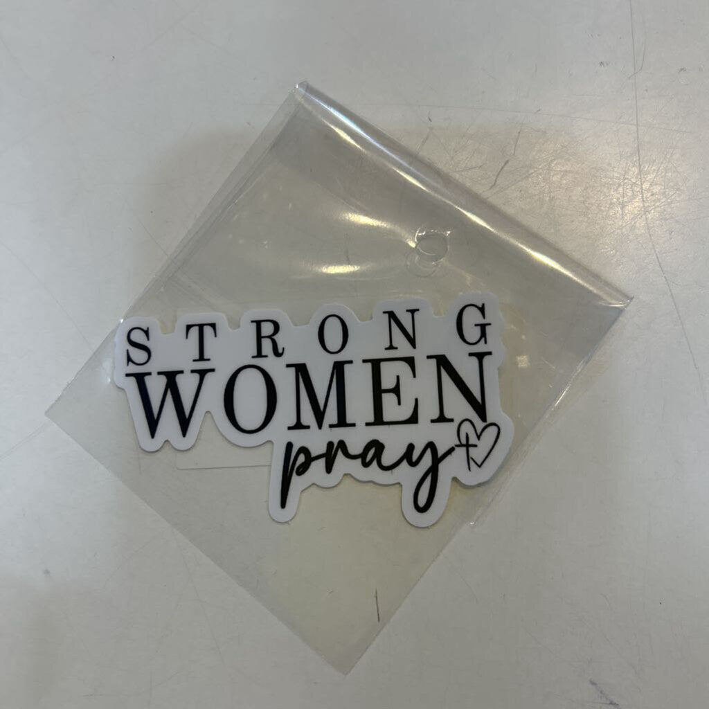 Strong Women Pray Sticker