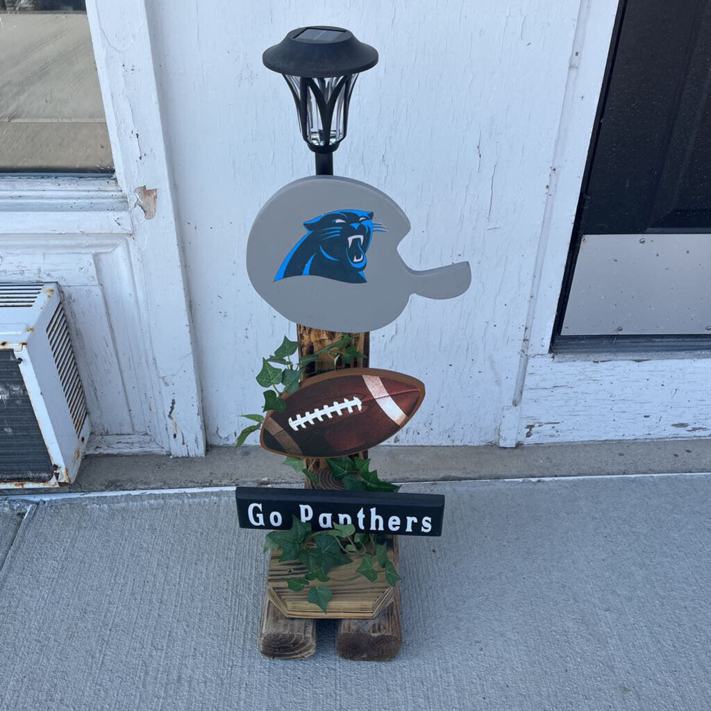 Carolina Panthers Solar Light