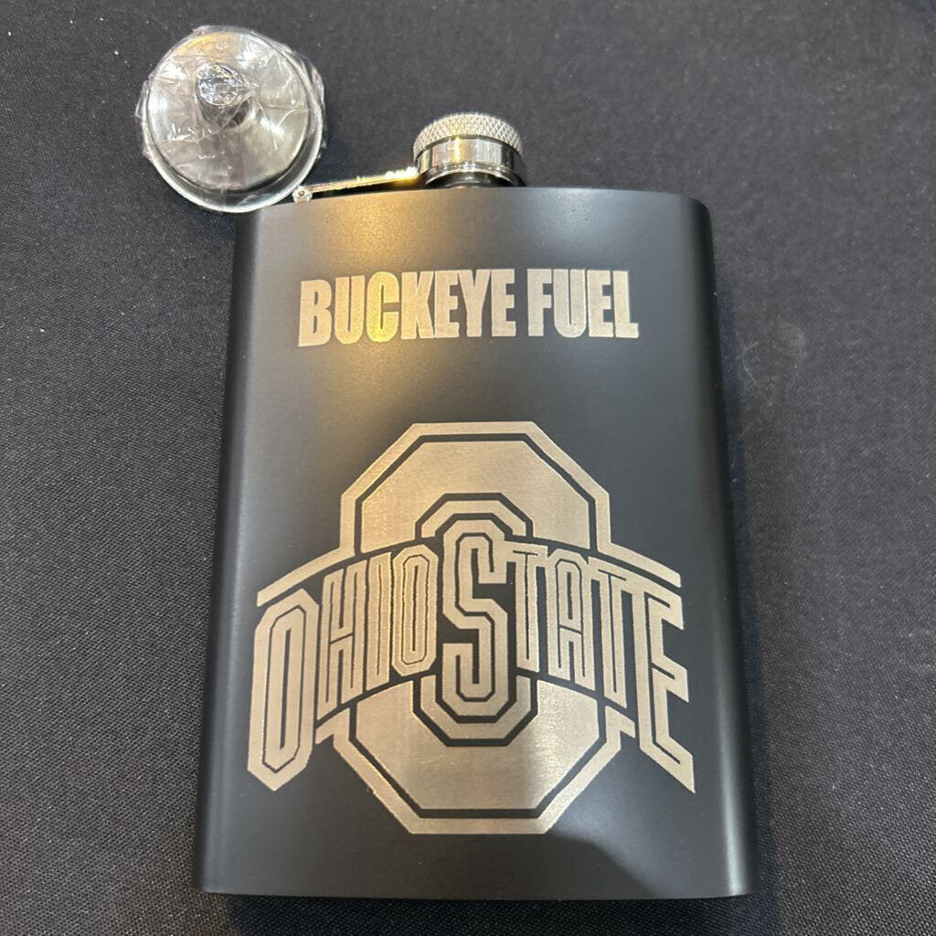 Flask Buckeye Fuel 8oz
