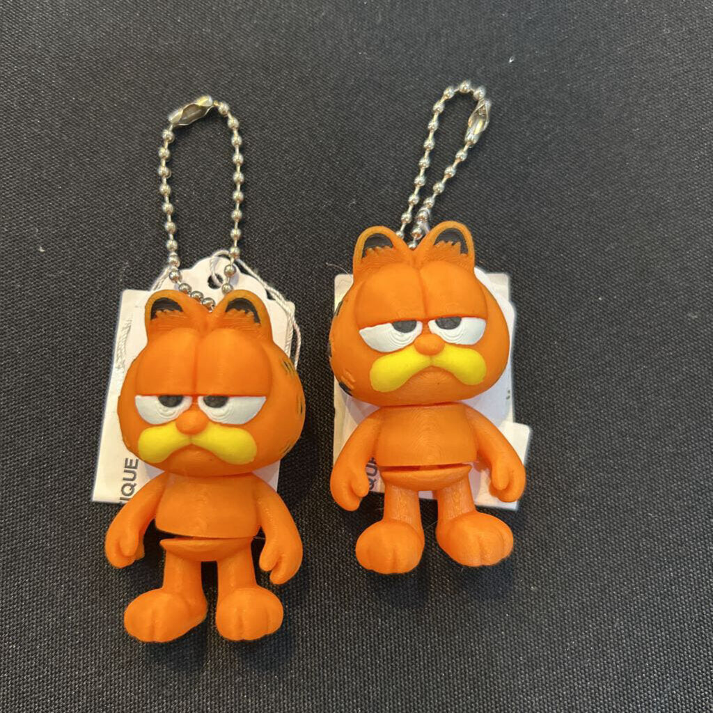 3D Garfield Keychain