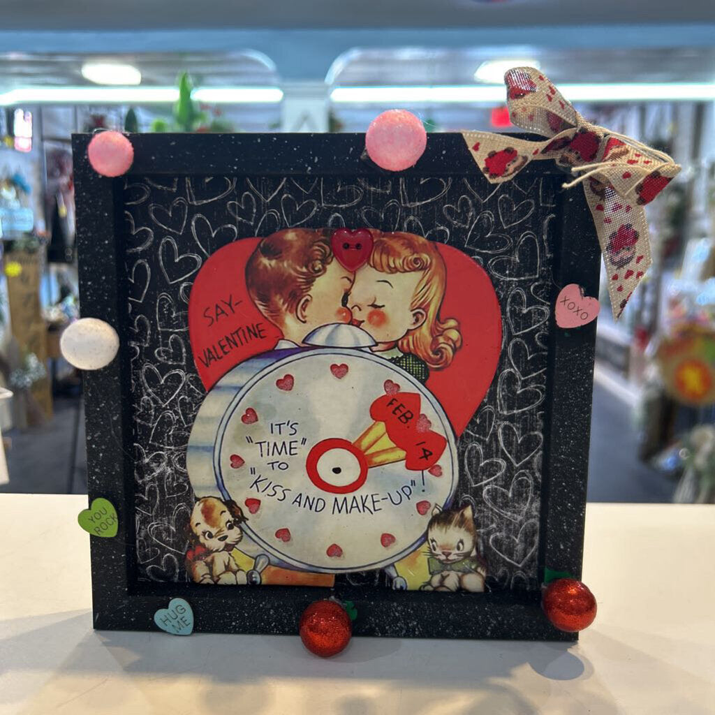 Time to Kiss Wall Hanger