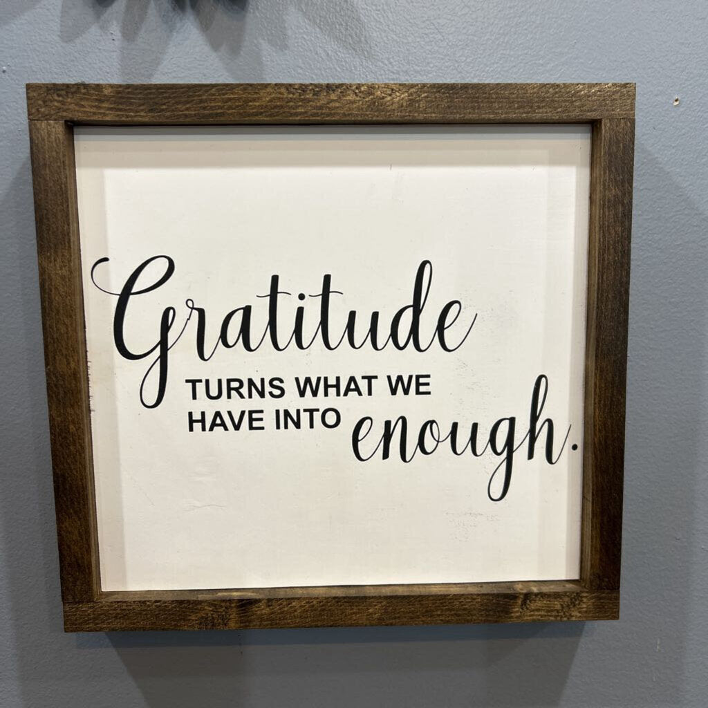 Gratitude