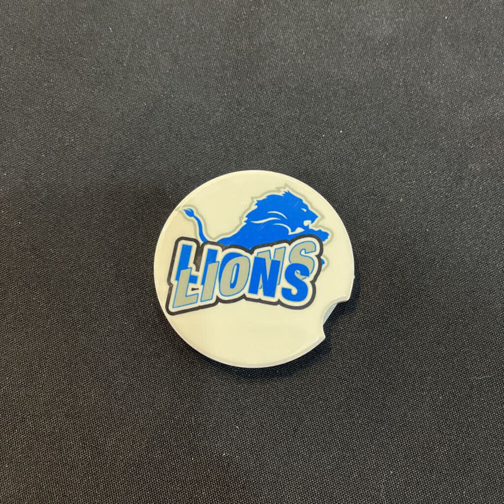 Detroit Lions Criss Cross Car Coaster