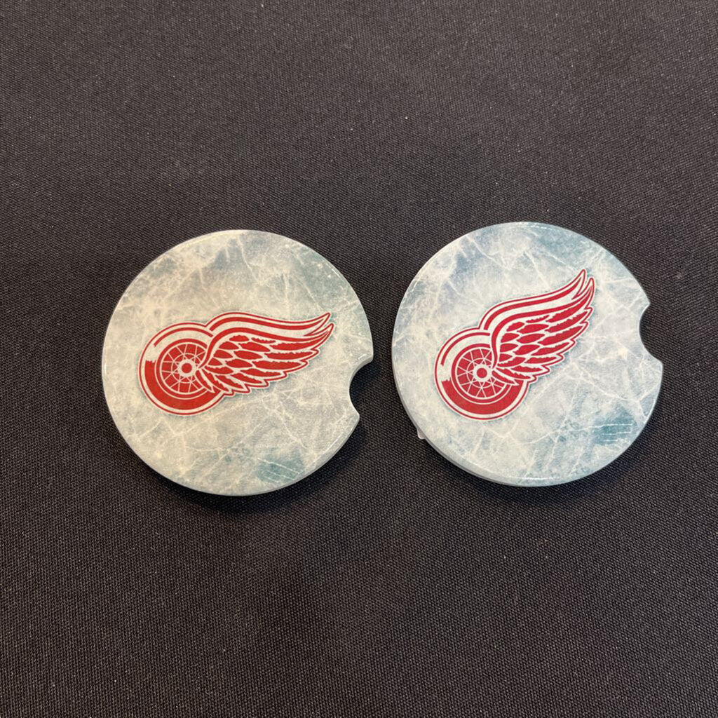 Detroit Red Wings Smokin Wing Car Coaster