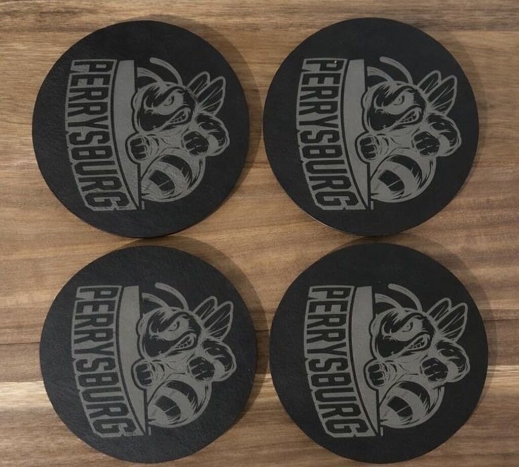 Perrysburg Slate Coaster 4pc set