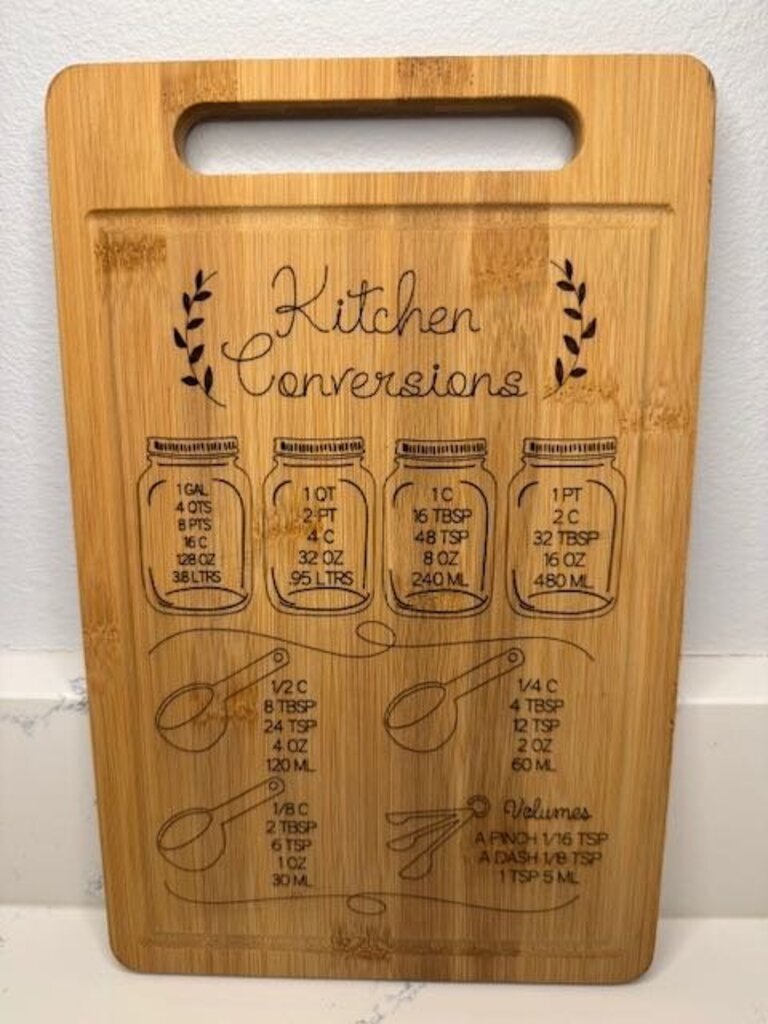 Cutting Board “Kitchen Conversions”