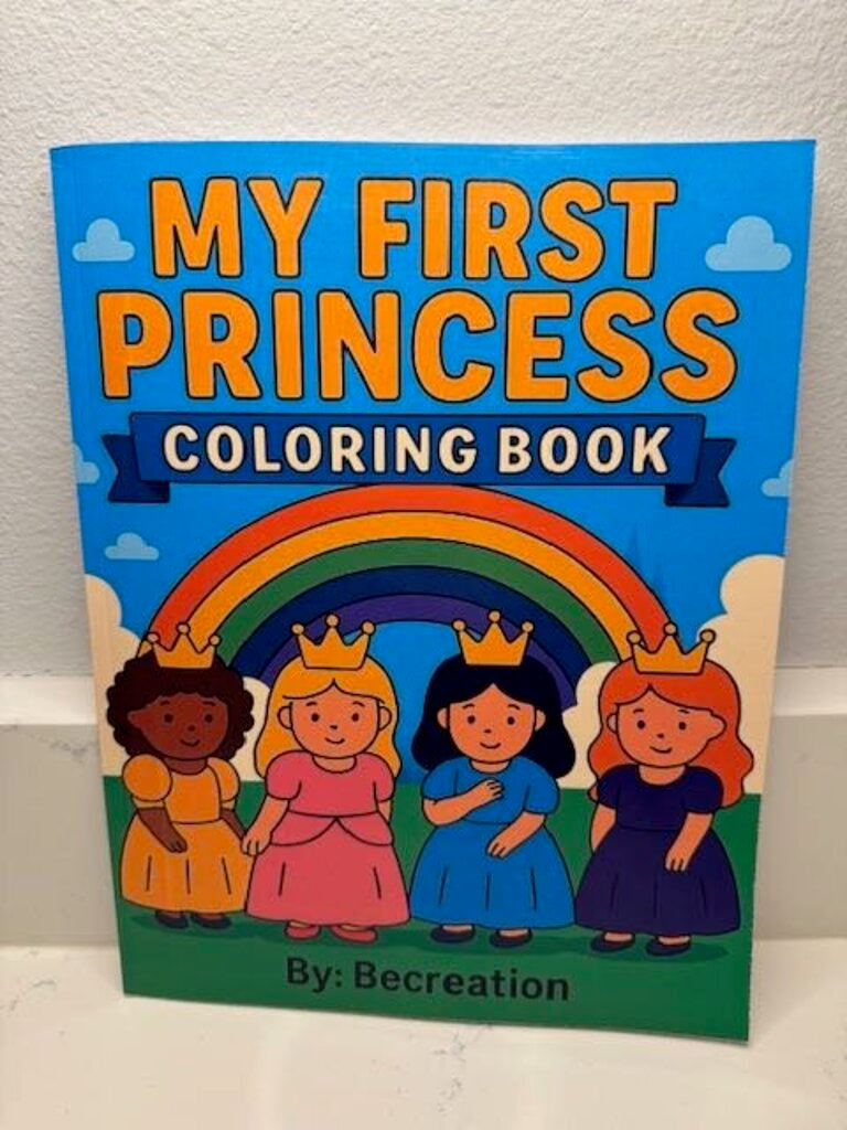 My 1st Princess Coloring Book